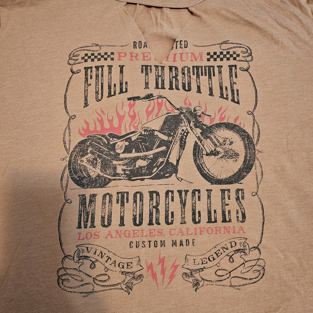 2X Plus Size Full Throttle Motorcycles Tee - Maurices